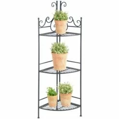 Auslauf ❤️ Esschert Design Etagere 1/4 Kreis Faltbar - Metall ????