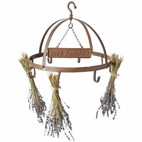 Bester Verkauf ???? Esschert Design Blumen & Kräutertrockner Ø 37,8 Cm - Metall ????