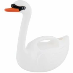 Am billigsten ⌛ Esschert Design Gießkanne Schwan Weiß 1,985 Liter Volumen - Kunststoff ⭐