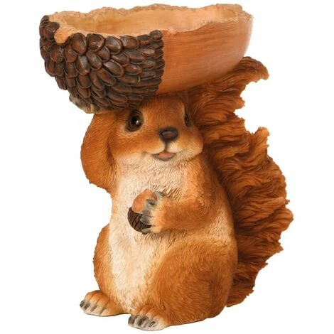 Neu ???? Eichhörnchen Mit Futterspender-Eichel 18,5×10×20,5 Cm Esschert Design â