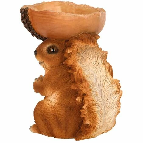 Neu ???? Eichhörnchen Mit Futterspender-Eichel 18,5×10×20,5 Cm Esschert Design â â Bild 3