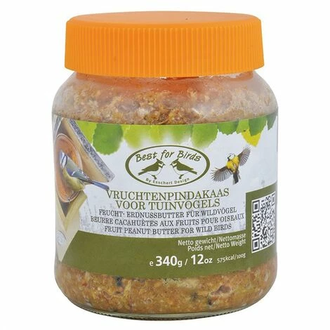 Am billigsten ???? Esschert Design Frucht-Erdnussbutter Wildvogelfutter, 340 G ????
