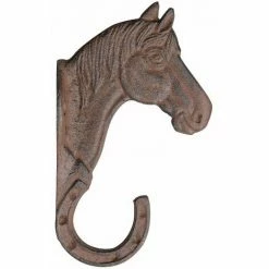 Beste Bewertungen von ✨ Esschert Design Antik-rostbrauner Wandhaken Pferd Gusseisen 6x12x20cm ????