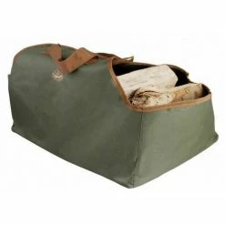 Großhandel ???? Esschert Design Kaminholz Tragetasche GT22 Korb Grün Ca. 59x40x39cm ✨