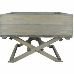 Großhandel ???? ESSCHERT DESIGN Aufklappbares Hochbeete Auf Ständer Aus Kiefernholz ????