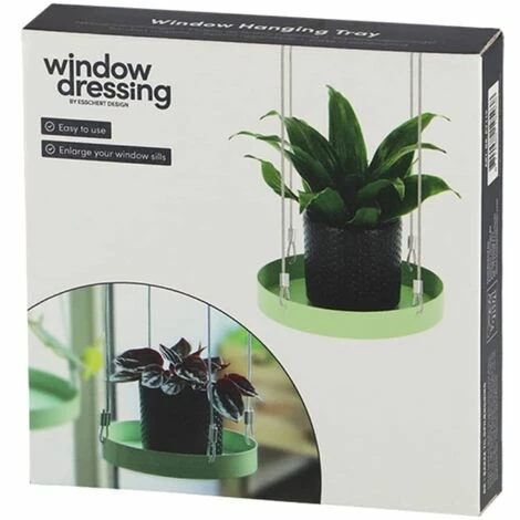 Schlussverkauf ???? Pflanzentablett Hängend Rund Grün S Esschert Design â â Bild 5