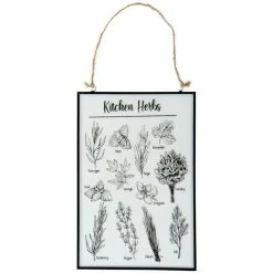 Brandneu ???? Esschert Design Fensterbild Küchenkräuter - Glas & Metall ????