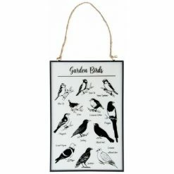 Bestpreis ???? Esschert Design Fensterbild Gartenvögel - Glas & Metall ????