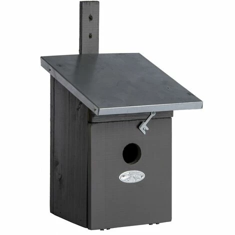 Beste Bewertungen von ???? Esschert Design Nistkasten Kohlmeisen Dunkelgrau - FSC® Kiefernholz ???? – Bild 2