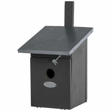 Beste Bewertungen von ???? Esschert Design Nistkasten Kohlmeisen Dunkelgrau - FSC® Kiefernholz ???? – Bild 4