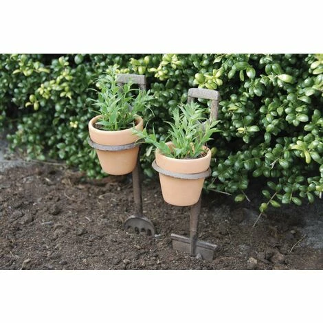 Coupon ???? Esschert Design Blumentopfhalter Mini-Spaten Dekoration ???? â Bild 3