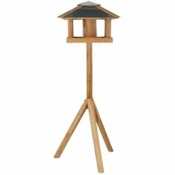 Angebote ???? Vogel-Futterhaus Mit Silo Und Quadratischem Dach Stahl Esschert Design ✨