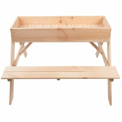 Bester Verkauf ❤️ 2-in-1 Kinder-Picknicktisch/Sandkasten Esschert Design ✔️ – Bild 2