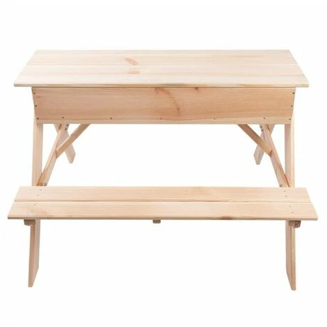 Bester Verkauf ❤️ 2-in-1 Kinder-Picknicktisch/Sandkasten Esschert Design ✔️ – Bild 3