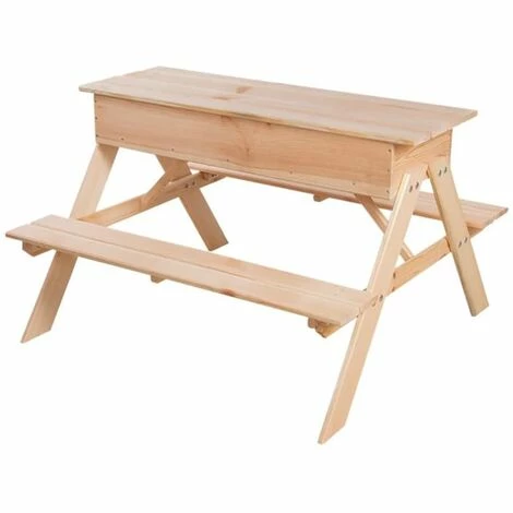 Bester Verkauf ❤️ 2-in-1 Kinder-Picknicktisch/Sandkasten Esschert Design ✔️ – Bild 5