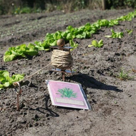 Großhandel ⌛ Esschert Design GT122 Verkupfertes Pfanzleinenset Pflanzleine Pflanzhilfe ???? – Bild 4