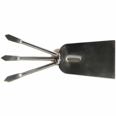 Brandneu ???? Esschert Design Hand-Doppelhacke - Edelstahl & Eschenholz â â Bild 2