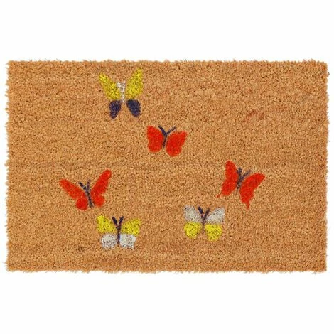 Auslauf ???? Esschert Design Türmatte Do/Paint It Yourself Blumen Schmetterlinge â â Bild 4