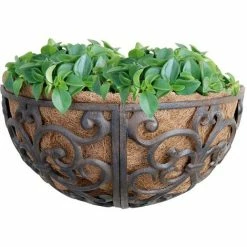 Brandneu ???? Esschert Design Dekorative Wandschale Aus Gusseisen Mit Kokoseinsatz ????