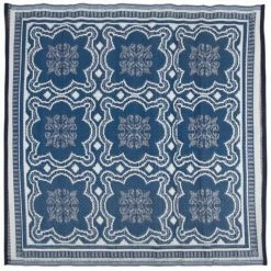 Am billigsten ⭐ Outdoor-Teppich 151,5 Cm Blau Und Weiß OC23 Esschert Design ????